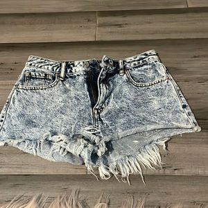 PacSun high rise shorts